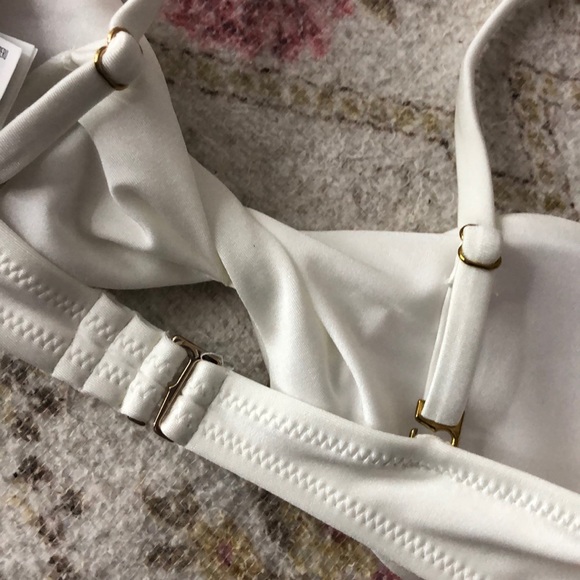 *SOLD* Forever 21 White bikini top - Picture 3 of 5